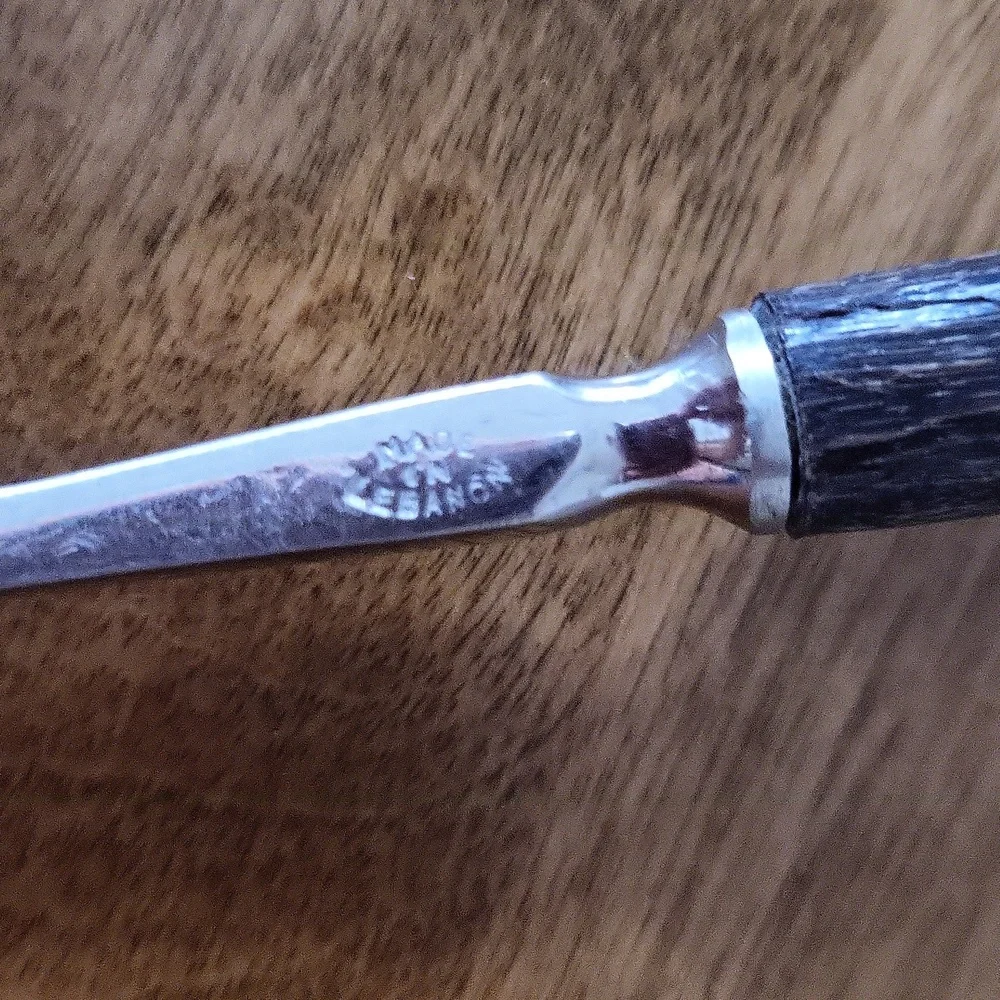 Vintage Haddad Jezzine Carved Phoenix Bird Handle Spoon